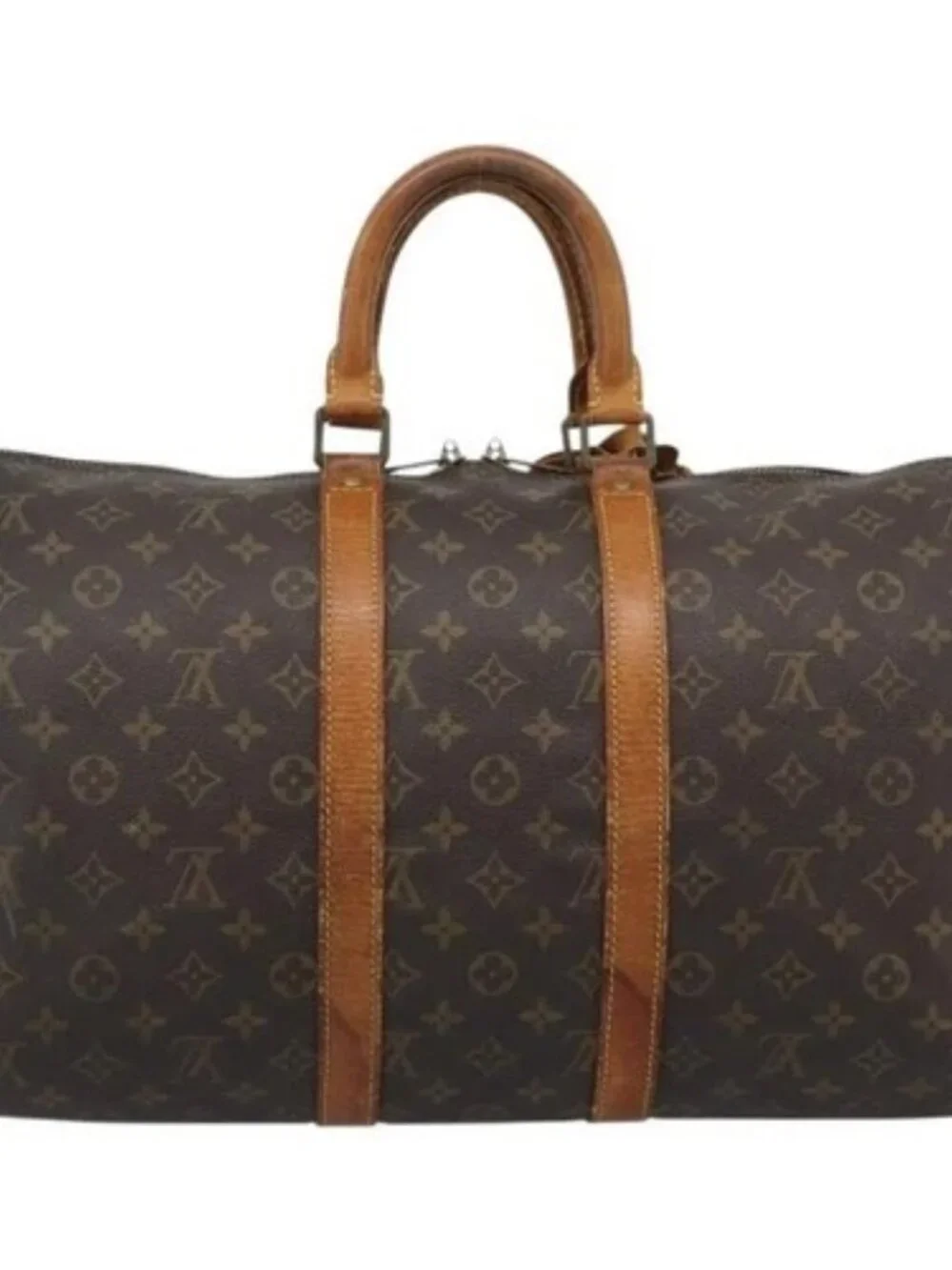 LOUIS VUITTON Monogram Keepall Bandouliere 45 Boston Bag M41418 LV Auth 145219